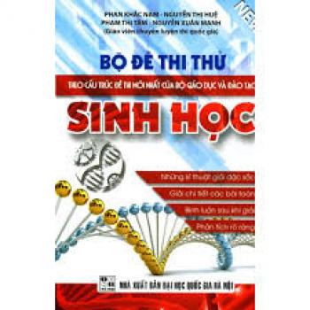 BỘ ĐỀ THI THỬ SINH HỌC