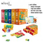 Bộ xếp hình thông minh 7 cấp độ cho bé Level up Jigsaw Puzzle