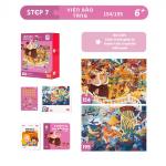 Bộ xếp hình thông minh 7 cấp độ cho bé Level up Jigsaw Puzzle