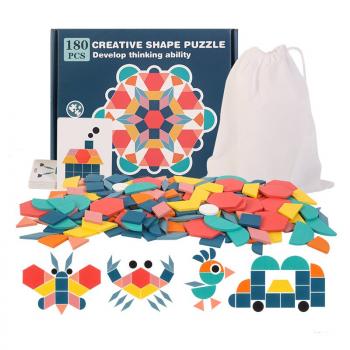 Bộ Xếp Hình Creative Shape Puzzle 180 chi tiết