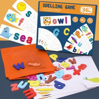 Spelling Game - Hộp Thẻ Học Ghép Chữ Cái Tiếng Anh, 52 Chữ Cái 