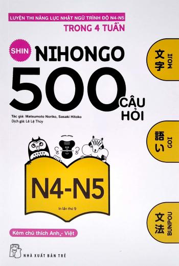 500 Câu Hỏi Luyện Thi Năng Lực Nhật Ngữ - Trình Độ N4-N5