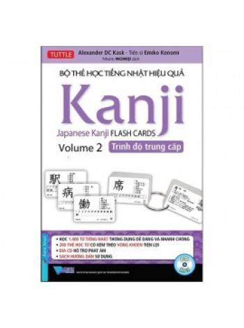 HỘP FLASH CARDS KANJI (200 THẺ+1CD)